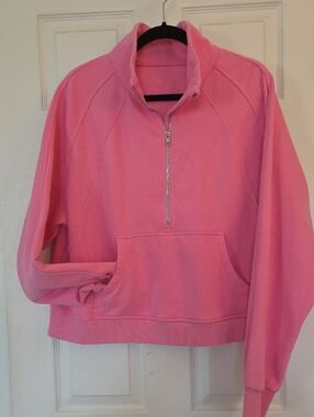 Pink Quarter Zip Sweatshirt - Sz XXL